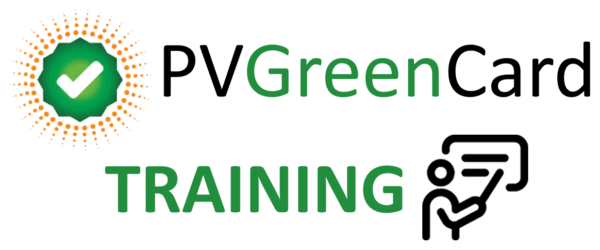 PV GreenCard Training