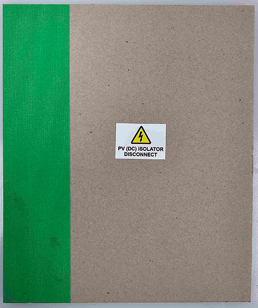 Sticker Book - PV DC Isolator 10P